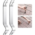 thumbnail image 3 of 2-Piece Premium Stainless Steel Auto Pry Bar Set - Car Interior Trim Removal Tool & Audio System Installer with Wide Edge Design (7" x 1"), 3 of 6