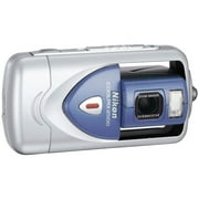 Nikon Coolpix 2500 2 Megapixel Compact Camera, Silver, Blue