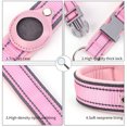 thumbnail image 4 of Collar de perro reflectante para mascotas con soporte para Apple Airtag (rosa M) Likrtyny  Mascotas, 4 of 9