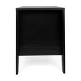 thumbnail image 5 of GDF Studio Cleary Contemporary Faux Wood 3 Piece Dresser and Nightstand Bedroom Set, Black, 5 of 12