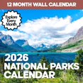 thumbnail image 1 of Calendario de pared Eterna Goods 2026 para parques nacionales, 12 x 12 pulgadas, 1 of 8