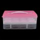 thumbnail image 5 of Caja de almacenamiento de huevos de doble capa, 24 rejillas, organizador de contenedores para el hogar y la cocina (rosa), 5 of 8