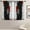 Red and Black, variant on Abstract Red and Grey Window Curtains for Bedroom 52 x 63 Inch Wide Mordern Black White Art Minimalist Design Lattice Stitching Living Room Treatment Set of 2 Curtain Panels Drapes