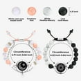 thumbnail image 5 of TOTWOO Long Distance Bracelets for Couples, Vibration & Light Up Bracelet, Montain & Sea Long Distance Relationship Gifts for Girlfriend Boyfriend, 5 of 7