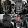 thumbnail image 3 of 1000D Multifunction 55*37CM 4/6/7/8PCS In 1 Car Back Seat Tactical Hanging Storage Organizer MOLLE 7PCSset, 3 of 6