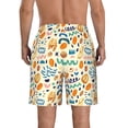 thumbnail image 3 of Yiaed Peanuts 8 Print Men's Swim Trunks with Lining Quick Dry Sports Shorts Beach Shorts Boardshorts-Small, 3 of 5