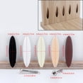 thumbnail image 4 of CNKOO 100 Pcs Bouchon Oblique en Plastique Couvercle de Vis Trou Oblique Guide de Perceuse Kit de Jig Bouchon de Tapotement Couvercle de Vis Accessoires de Menuiserie, 4 of 10