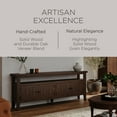 thumbnail image 3 of Open Box Maven Lane Turner Wooden Media Unit in Antiqued Brown Finish, 3 of 6