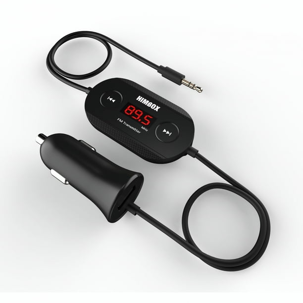 kaart Perforatie Maken iClever ICF40 Auto-Scan Wireless FM Transmitter Radio Car Kit with 3.5mm  Audio Plug USB Car Charger - Walmart.com