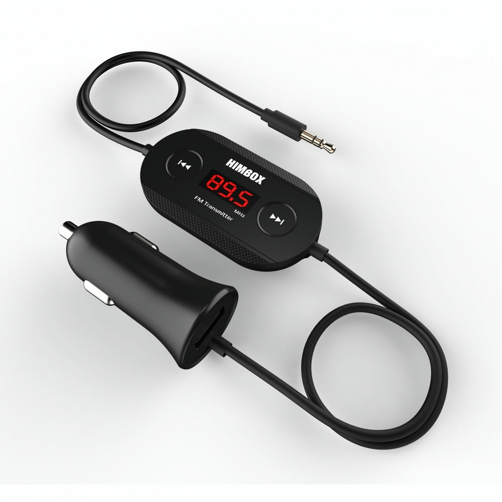 iClever ICF40 Auto-Scan Wireless FM Transmitter Radio Car Kit with 3 ...