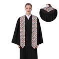 thumbnail image 4 of Disketp Skulls and Roses Graduation Stole Class of 2024 Customized Congratulations Sash ,Unisex, 72", 4 of 7