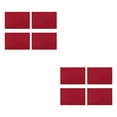 thumbnail image 1 of Manteles individuales de lino Bewildely 4 piezas antideslizante Vino rojo, 1 of 6