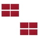 thumbnail image 4 of Inteprter Manteles individuales de lino de 4 piezas, vajilla de tela lavable, cubertería, mantel individual resistente a las manchas, Vino rojo 2piezas, 4 of 6