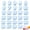 Light Blue, variant on Numbered Pencil Toppers 1-30, Reusable Identification Markers for Pencil Tracking & Organization, Desk & Office Supply