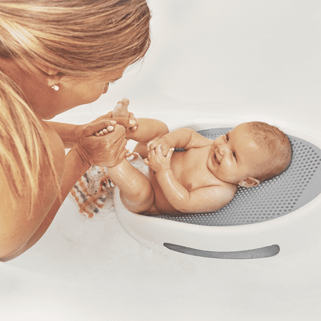 Angelcare Baby Bathtub Support Seat, Ideal for Babies Less than 6 Months Old, Unisex, Gray, 1 Count
