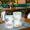 thumbnail image 3 of Yayeee Flameless Candles with Remote Flickering Battery Operated Multi Color Changing, White Autumn Leaves, 3 of 7