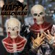 thumbnail image 1 of Xihbxyly Máscara de Calavera de Halloween, Diseño Bioquímico Espeluznante, Material Suave y Duradero, Perfecta para Fiestas y Bailes de Máscaras, Versátil para Halloween, Pascua, Carnaval, Tamaño Adu, 1 of 7