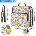 thumbnail image 2 of FORMRS Zipper Binder with Shoulder Strap 2-inch Ring 500 Sheet Capacity File Bag, Cute Vegetables, 2 of 5