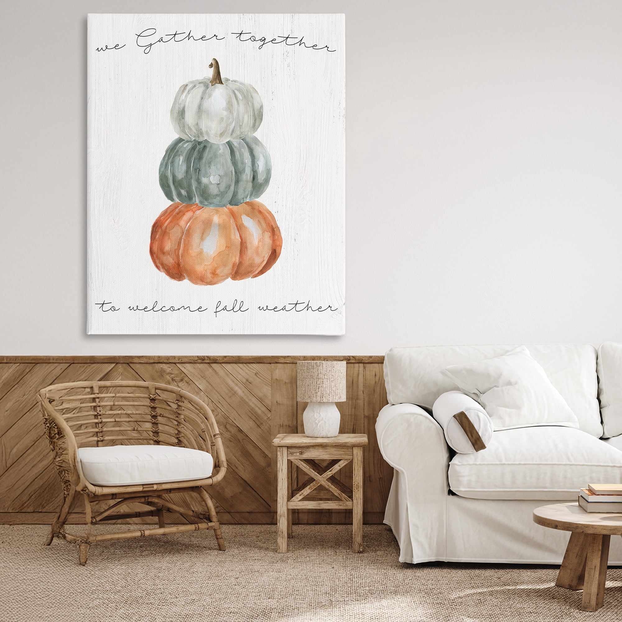 Stupell Industries Gather Together Fall Weather Canvas Wall Art, design by Livi Finn