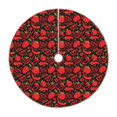 thumbnail image 1 of Fotbe Tomatoes And Chili Pattern Christmas Tree Skirt, Tree Skirts Plush Christmas Decorations, Christmas Tree Skirts Xmas Decorations Holiday Party Decor-48", 1 of 6