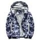 thumbnail image 1 of Chaquetas Casuales Con Capucha Para Hombres Con Cremallera Sudaderas Con Capucha de Lana Jersey Cálido Invierno Fuzzy Sherpa Forrado Chaquetas de Camuflaje Abrigos Para Hombres Odeerbi ODB-4, 1 of 5