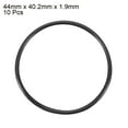 thumbnail image 2 of 10Pcs 44mm x 1.9mm Rubber O-rings NBR Heat Resistant Sealing Ring Grommets Black, 2 of 2