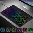 thumbnail image 1 of Wireless Keyboard Compatible with Bluetooth Portable Mute Glowing Keyboard Practical Accessories(White), 1 of 2