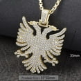 thumbnail image 4 of Albania Eagle Pendant Necklaces 14K Gold Jewelry Ethnic for Women Men, 4 of 9
