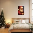 thumbnail image 3 of ZHONGYUTONG Santa Claus Secret Canvas Wall Art Christmas Picture Prints New Year Poster (16"x24"), 3 of 6