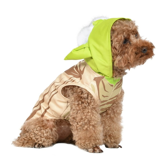 Star Wars: Yoda Halloween 2022 Pet Costume -Small - |Star Wars Halloween Costumes for Dogs, Funny Dog Costumes | Officially Licensed Star Wars Dog Halloween Costume, Multicolor (FF14733-22) Small