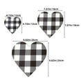 thumbnail image 2 of IFANLANDOR Heart Shaped Decoration Wood For Home Decor Wall 3Pcs 7.9X7.9X0.08In, 2 of 7