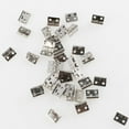 thumbnail image 3 of 50Pcs Mini Brass Hinge for Small Craft Door Box Accessories Silver 8*10Mm, 3 of 5