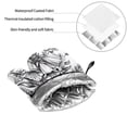 thumbnail image 6 of Pofeuu Monochrome Botanical Illustration Print Oven Mitts and Pot Holders 4 pcs Set,High Heat Resistant 500 Degree Extra Thicken Long Kitchen Cotton Oven Glove for Cooking, 6 of 6