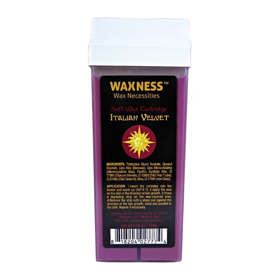 Waxness Wax Necessities Polymer Blend Luxury Italian Velvet Soft Wax Cartridge 3.38 oz 100 g