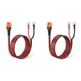 thumbnail image 1 of 2X Conector Hembra XT60i de 12 AWG A Junta Tórica con Cable Estañado, para Batería RC, Central Eléctrica Solar Portátil y Panel Solar, 1 of 5