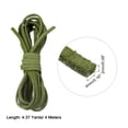thumbnail image 2 of Uxcell 4.37 Yard 0.16" Flat Leather Cord Braiding String for DIY Crafts Green, 2 of 7