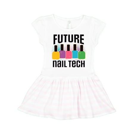 

Inktastic Future Nail Tech Gift Toddler Girl Dress