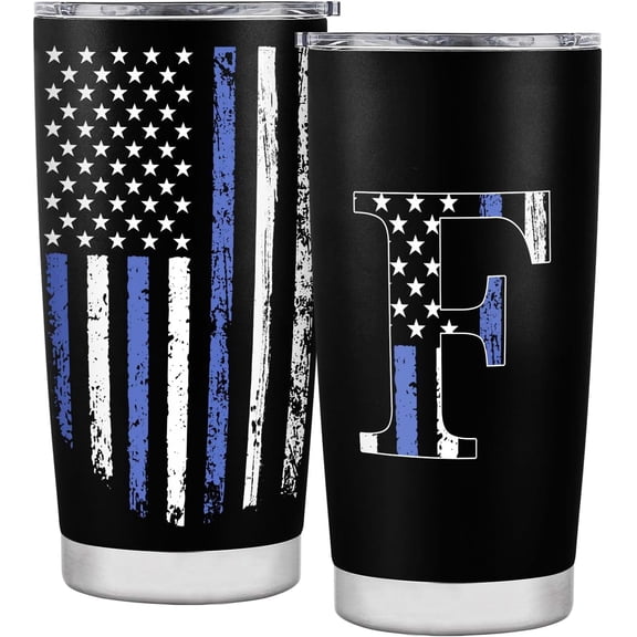 Personalized Gifts for Men, Birthday Gifts for men, Anniversary Birthday Gifts for him Dad, Grandpa, Uncle, Brother, Friends, American Flag Tumbler - 20oz - F