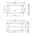 thumbnail image 3 of kurtrusly Humbucker Pickups Frames Mounting Rings for LP Electric Guitar Cream, 3 of 7