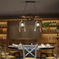 thumbnail image 2 of Shzicmy 21.7in 2 Lights Industrial Chandelier Retro Attic Bar Hanging Lighting Wood Metal Pendant Lamp for Dining Room Farmhouse, 2 of 7