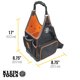 thumbnail image 5 of Bolsa para herramientas Klein Tools Tradesman Pro Tote, 20 bolsillos, 8 pulgadas, 5 of 8