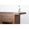 thumbnail image 4 of Sunny Designs 80" Traditional Wood Home Bar with Stools, 4 of 4