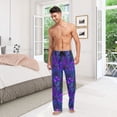thumbnail image 6 of FORMRS Mens Pajama Pants with Pockets Soft Cotton Sleepwear Lounge Bottoms, Sizes S-2XL, Dark Mushrooms Pattern, 6 of 7
