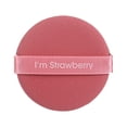 thumbnail image 1 of Pack de 7 Cosmétiques Puff Humide Sec Fond de Teint BB Crème Applicateurdouble Côté Doux Lavable Réutilisable Maquillage Éponge Outils Femmes Rond Rouge, 1 of 7