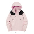 thumbnail image 1 of MeetoTime Veste de Pluie Imperméable à Capuche Coupe-Vent pour Femmes avec Poche Zippée, 1 of 3
