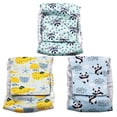 thumbnail image 1 of Bandas abdominales para perros machos - Pañuelos absorbentes lavables - Pañales reutilizables para perros machos (paquete de 3) L, 1 of 7