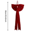 thumbnail image 2 of Yucurem Large Christmas Bow Ornament for Xmas Tree Topper, Velvet Giant Wreath Bows Ribbon for Christmas Birthday Wedding Party Home Outdoor Indoor Hanging Decor (35.43inch), 2 of 6