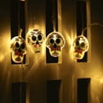 thumbnail image 4 of luz de halloween,Lindas decoraciones de luces de Halloween para fiestas en casa,Linterna de decoración de luces de hadas decorativas LED Spooky,Patio de porche de ventana interior al aire, 4 of 9