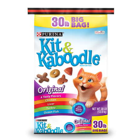 Purina Kit & Kaboodle Original Dry Cat Food, 30 (Best Adult Cat Food)