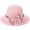 Light Purple, variant on Women's Floral Knit Sun Hat with Bow Accent - UPF 50+ UV Protection Breathable Bucket Hat for Summer